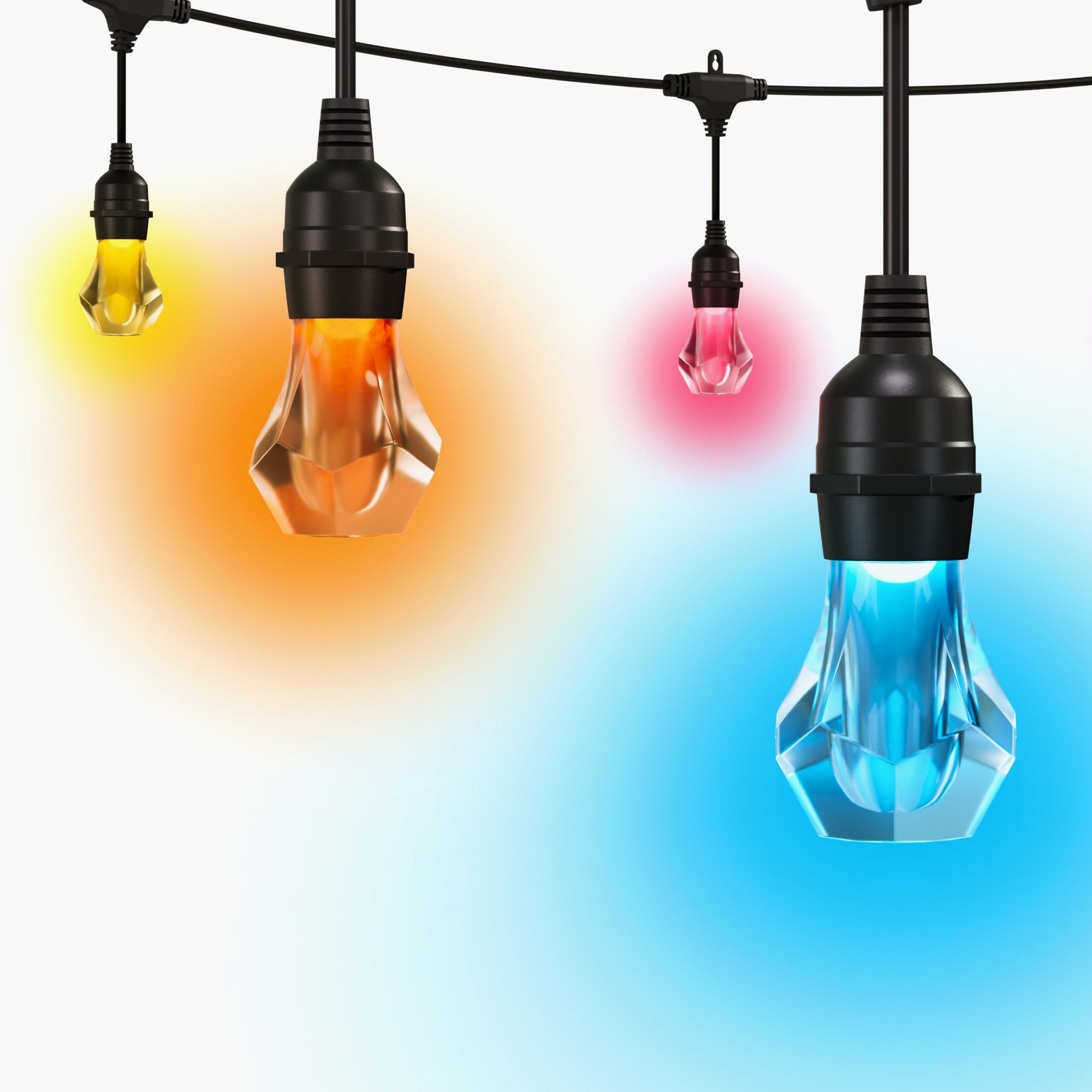 Matter Smart Multicolor Outdoor String Lights Smarter Kit 49ft (15m)
